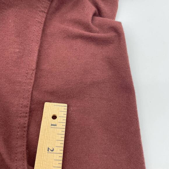 New EDDIE BAUER Men Double Brushed Chamois Shirt Long Sleeve Sz XXL Button Front - Picture 8 of 8